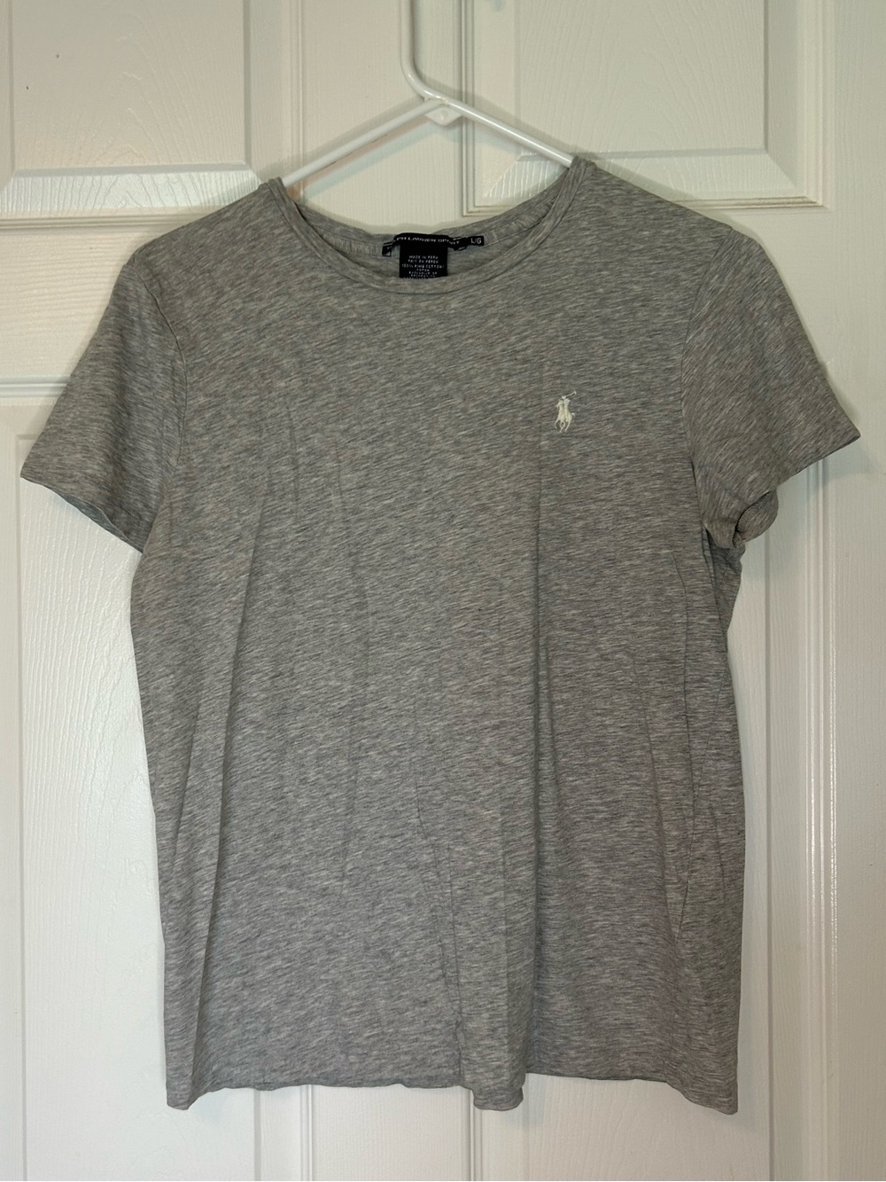 Ralph Lauren Sport Heather Gray Short-Sleeve Crew Tee